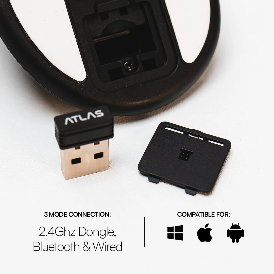 ATLAS Ergonomic Ultralight Wireless Gaming Mouse - Image 5