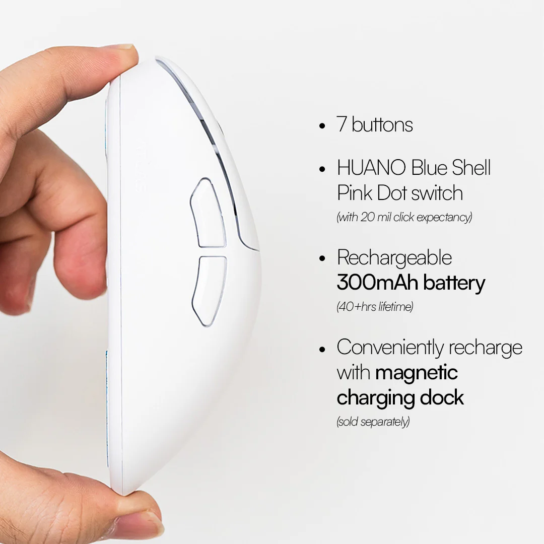 ATLAS Ergonomic Ultralight Wireless Gaming Mouse - Image 6