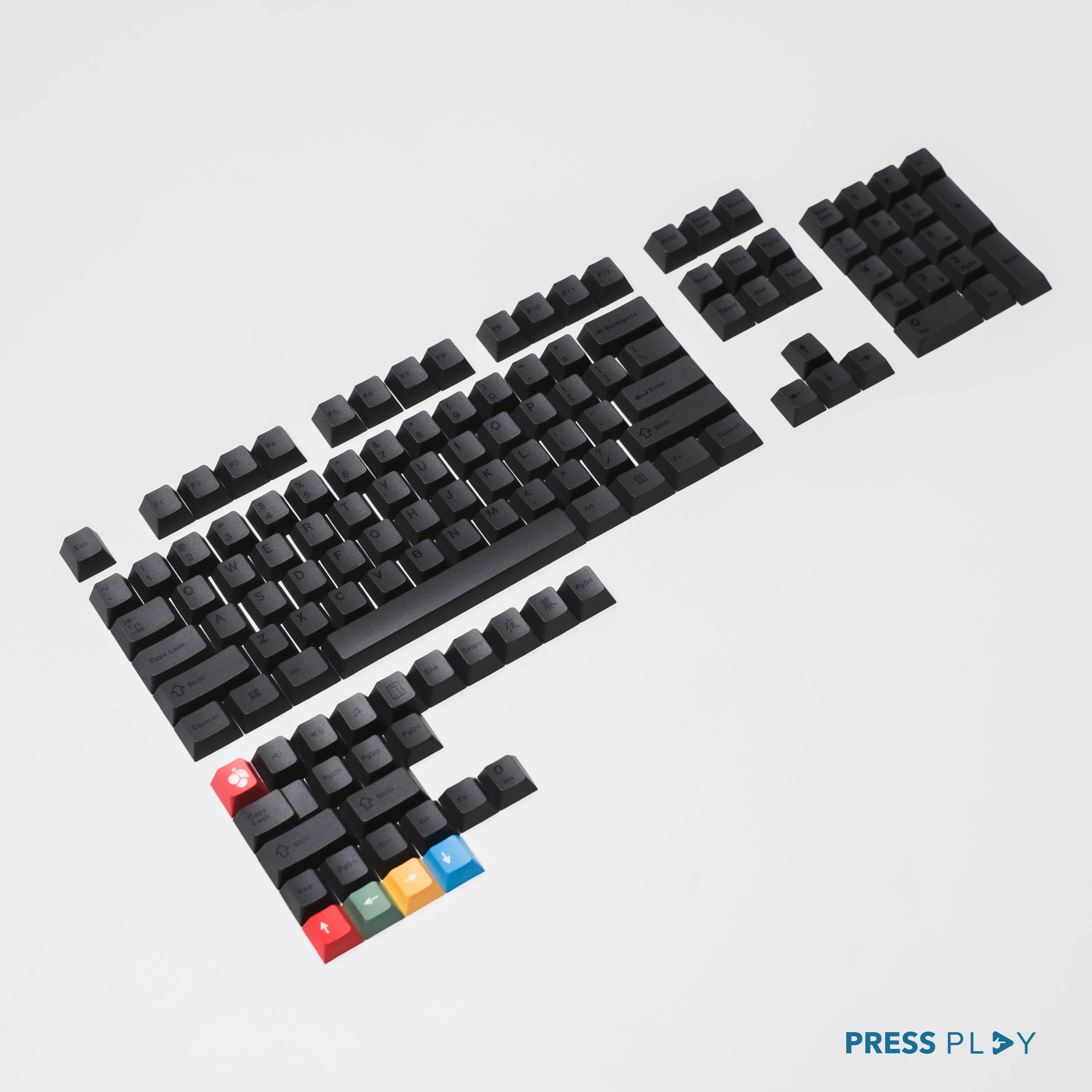 BLACKOUT PBT Dye Sub Sublimated Keycaps Keycap Set - Image 2