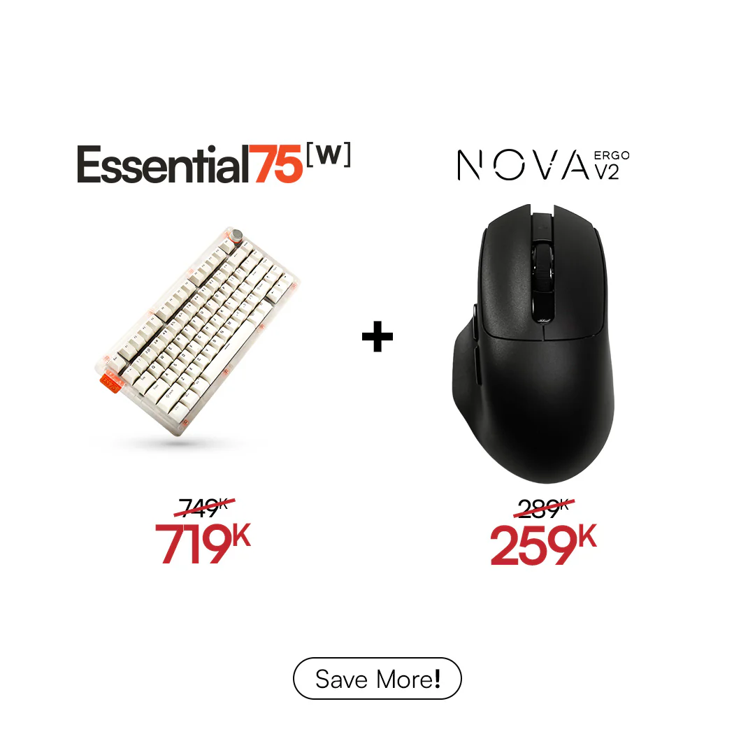 [BUNDLE] Essential75W Wireless Keyboard & Mouse Bundle - Image 12