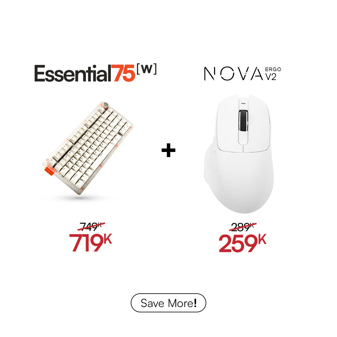 [BUNDLE] Essential75W Wireless Keyboard & Mouse Bundle - Image 13