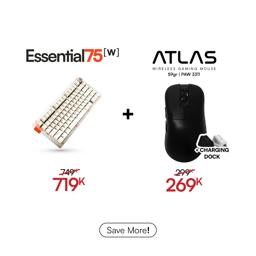 [BUNDLE] Essential75W Wireless Keyboard & Mouse Bundle - Image 20