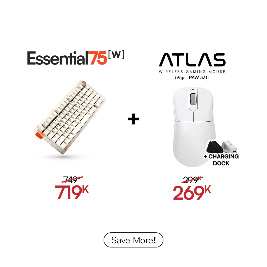 [BUNDLE] Essential75W Wireless Keyboard & Mouse Bundle - Image 21