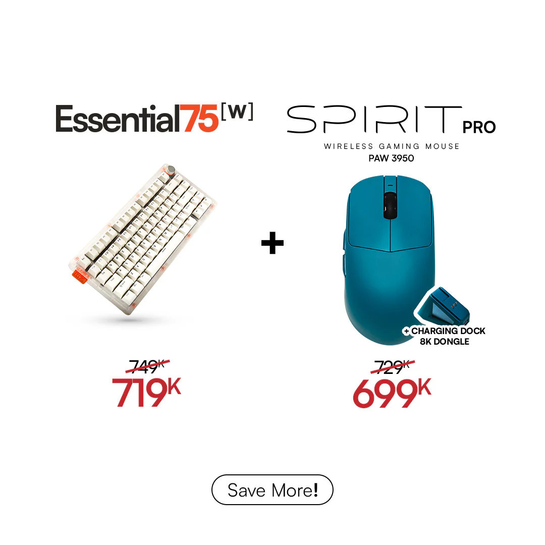 [BUNDLE] Essential75W Wireless Keyboard & Mouse Bundle - Image 22
