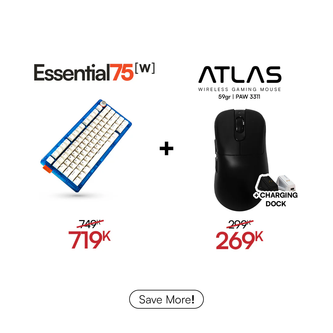 [BUNDLE] Essential75W Wireless Keyboard & Mouse Bundle - Image 24