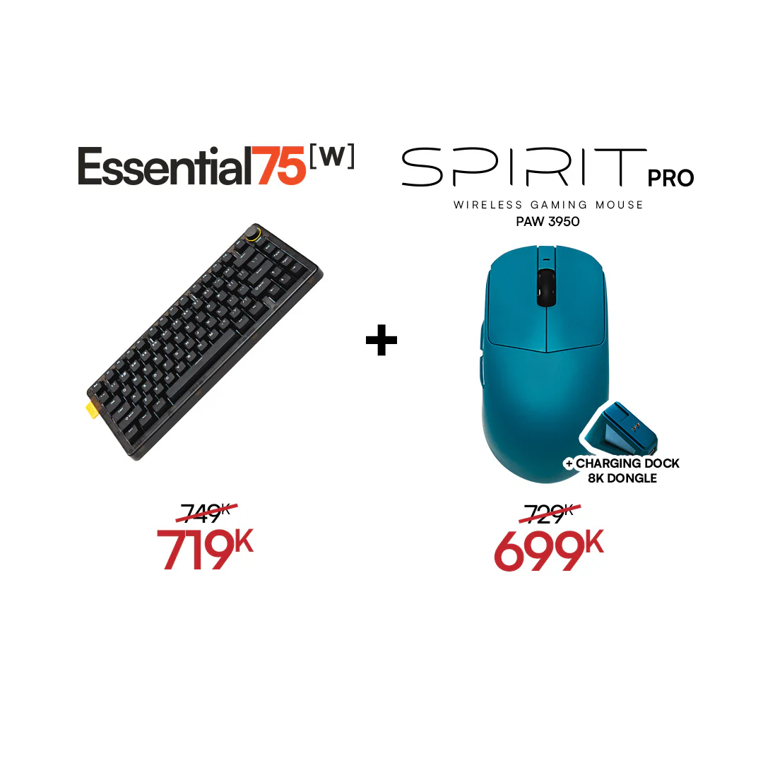 [BUNDLE] Essential75W Wireless Keyboard & Mouse Bundle - Image 29