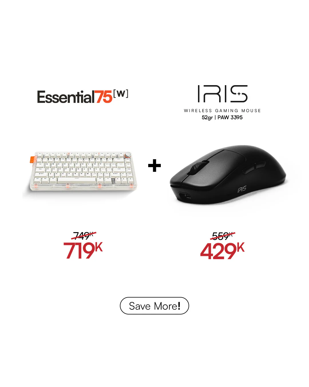 [BUNDLE] Essential75W Wireless Keyboard & Mouse Bundle - Image 3