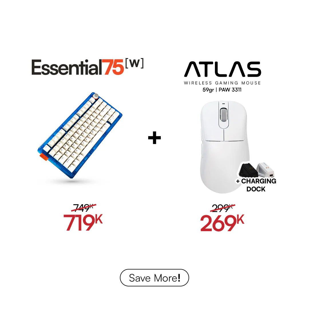 [BUNDLE] Essential75W Wireless Keyboard & Mouse Bundle - Image 38