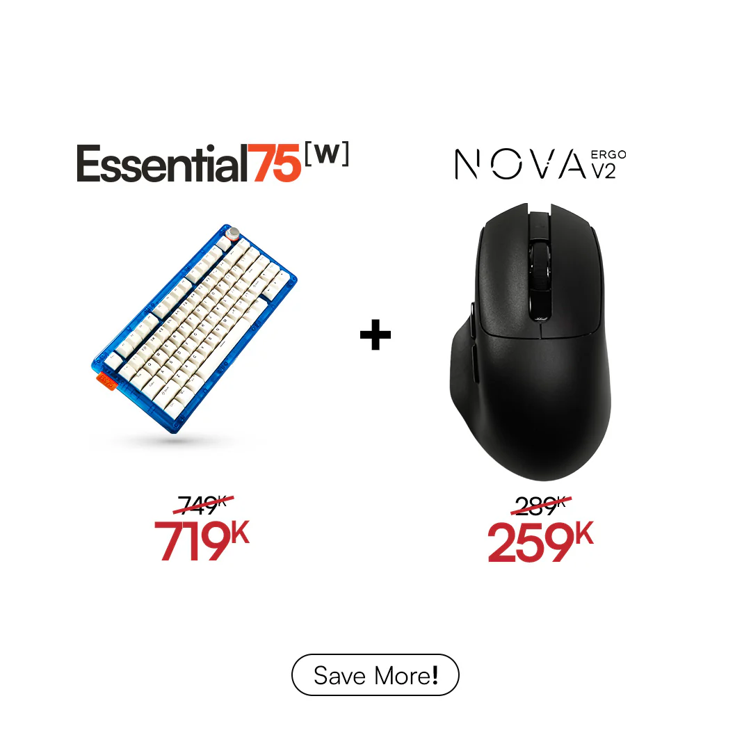 [BUNDLE] Essential75W Wireless Keyboard & Mouse Bundle - Image 40