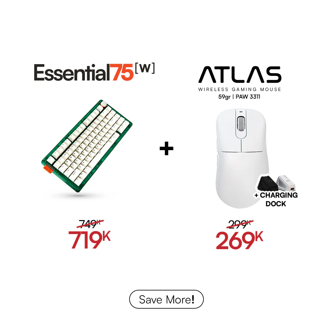 [BUNDLE] Essential75W Wireless Keyboard & Mouse Bundle - Image 48