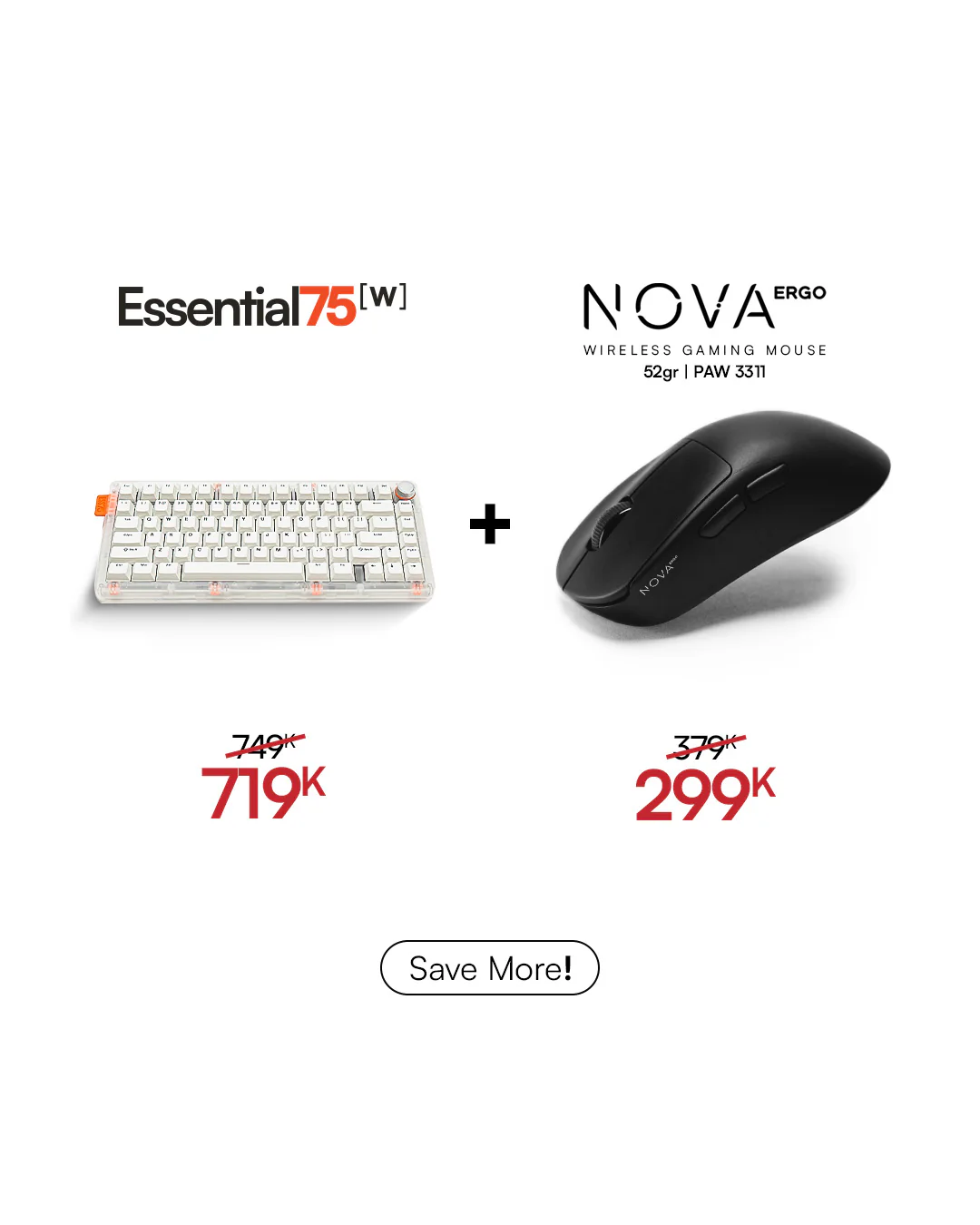 [BUNDLE] Essential75W Wireless Keyboard & Mouse Bundle - Image 5