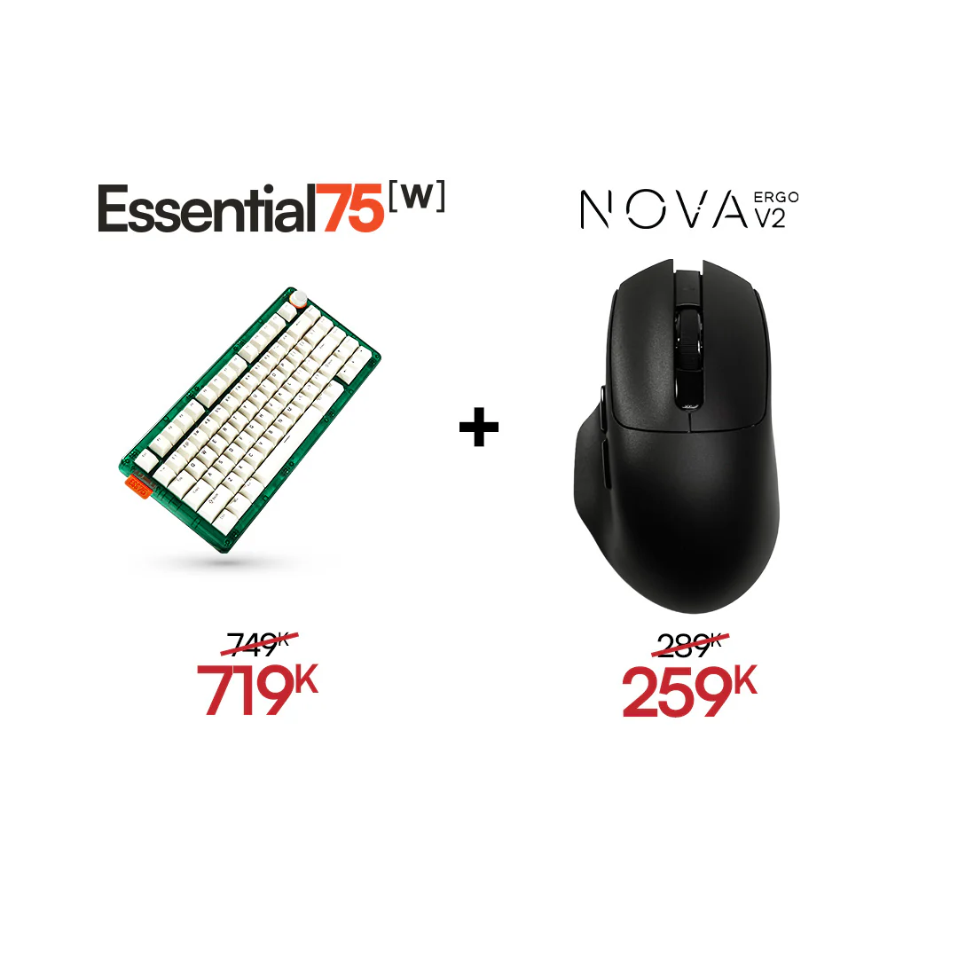 [BUNDLE] Essential75W Wireless Keyboard & Mouse Bundle - Image 50