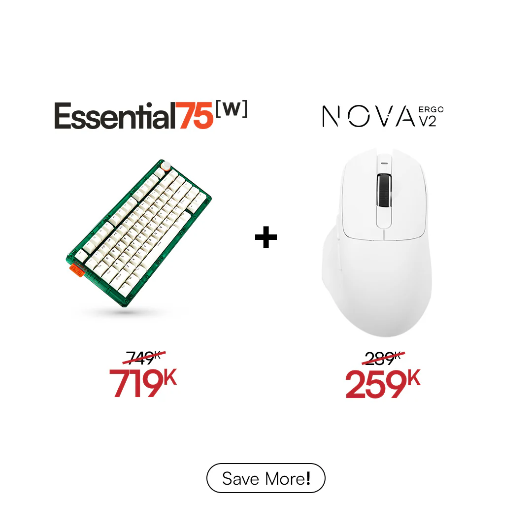 [BUNDLE] Essential75W Wireless Keyboard & Mouse Bundle - Image 51