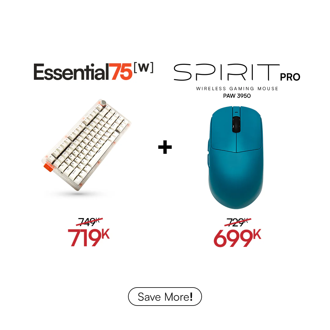 [BUNDLE] Essential75W Wireless Keyboard & Mouse Bundle - Image 68