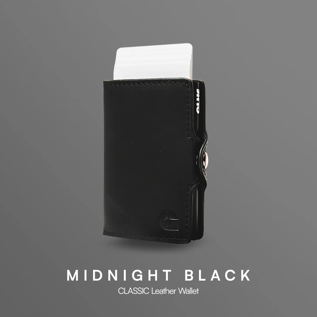 CLASSIC RFID Leather Pop Up Card Case Wallet by Press Play - Image 12