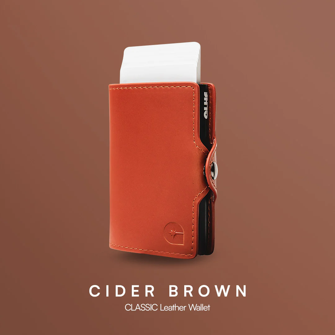 CLASSIC RFID Leather Pop Up Card Case Wallet by Press Play - Image 13