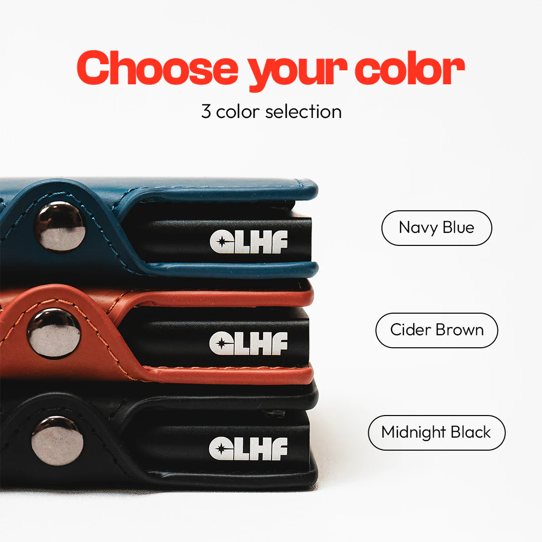 CLASSIC RFID Leather Pop Up Card Case Wallet by Press Play - Image 6