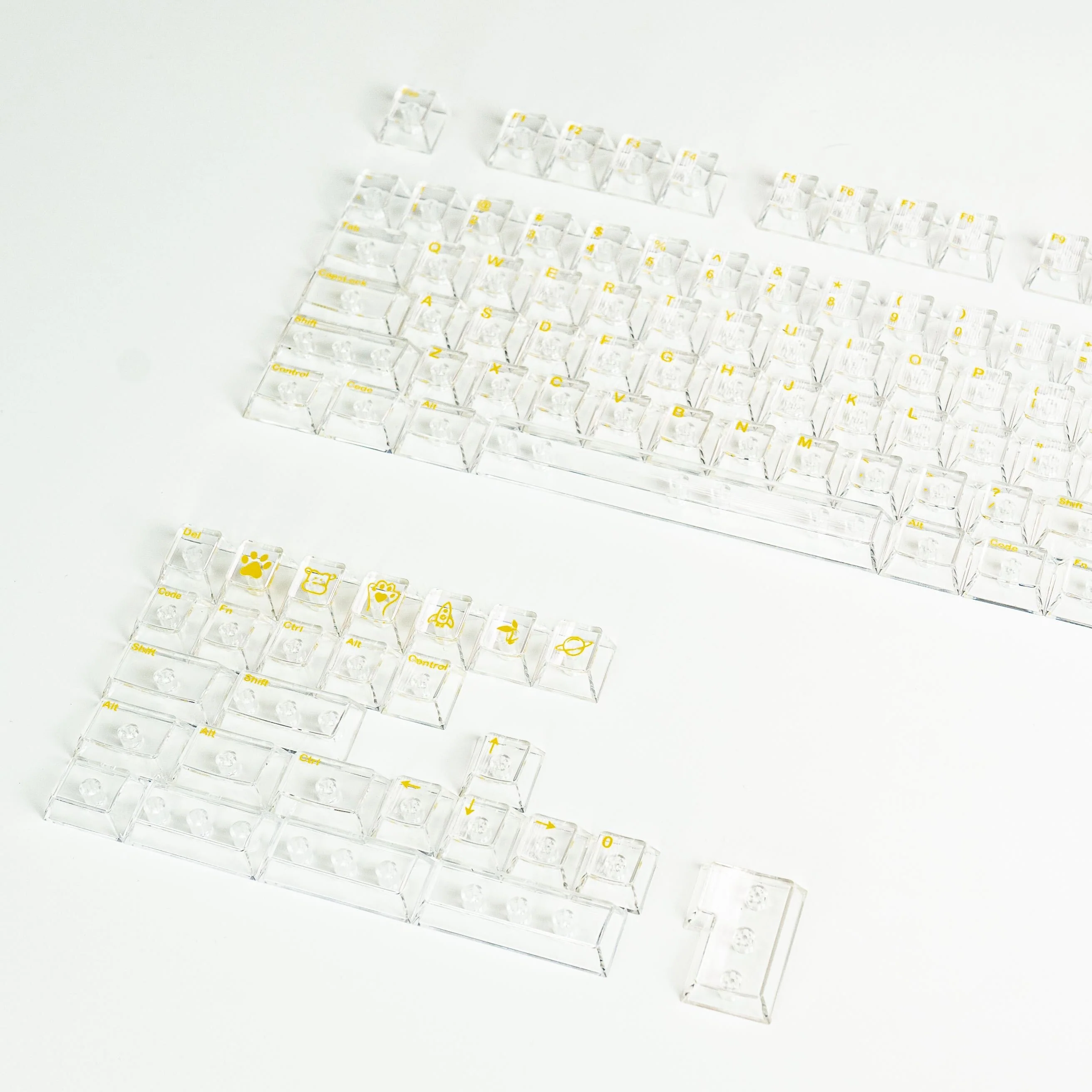 ClearCaps V2 Dye Sub Polycarbonate Transparent Keycaps by Press Play - Image 12