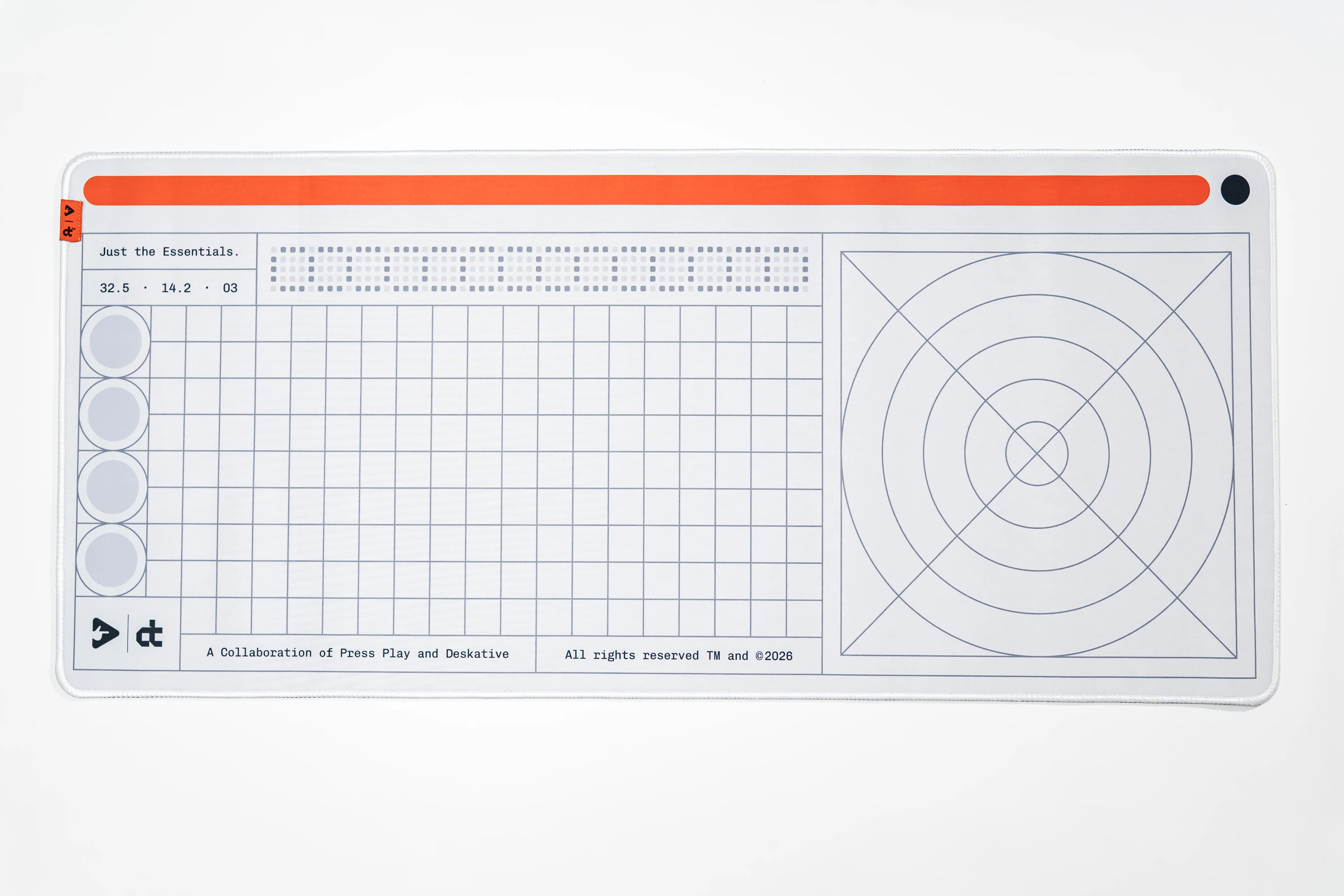 ESSENTIAL - Press Play x Deskative Gaming Mousepad Deskmat - Image 10
