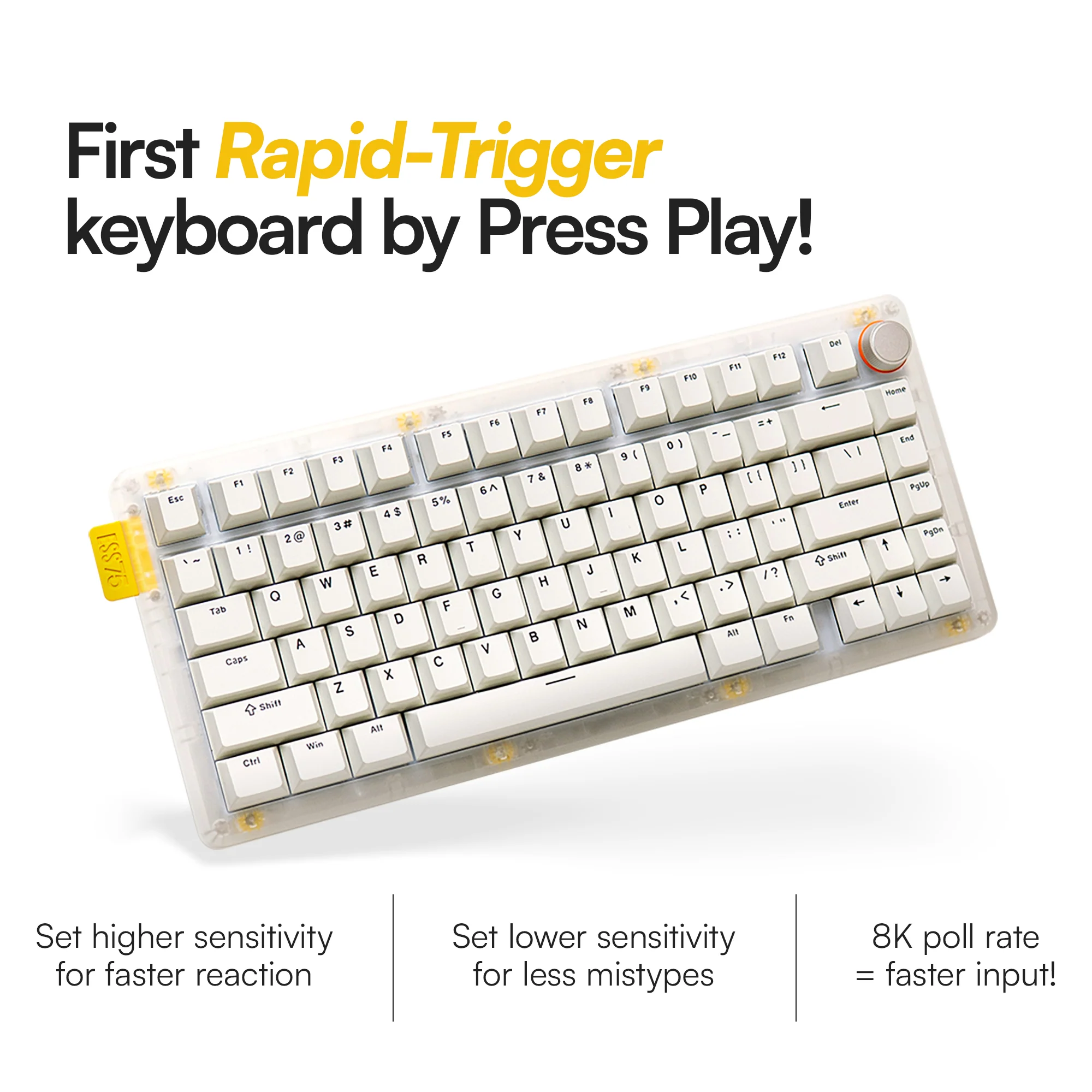 ESSENTIAL75 HE 75% Rapid Trigger Hall Effect Mechanical Keyboard - Image 2