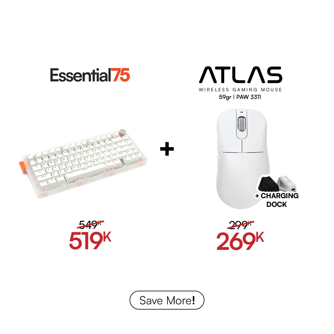 [BUNDLE] Essential75 Wired Keyboard & Mouse Bundle - Image 3
