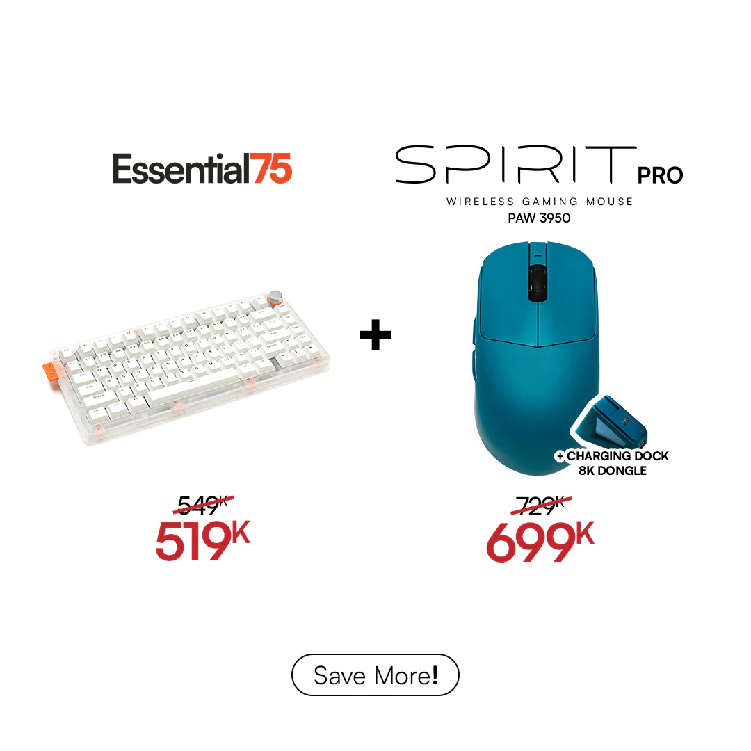 [BUNDLE] Essential75 Wired Keyboard & Mouse Bundle - Image 4