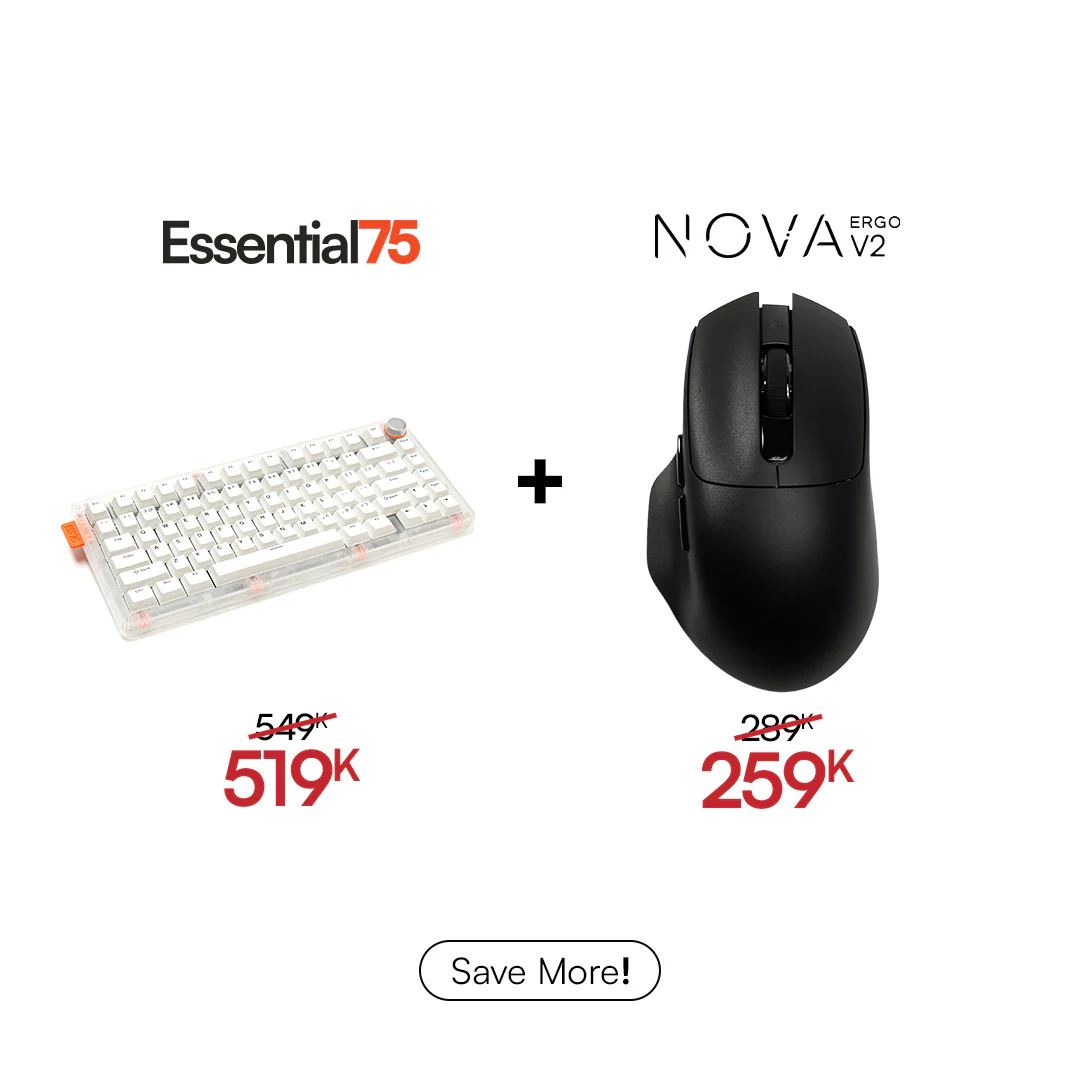[BUNDLE] Essential75 Wired Keyboard & Mouse Bundle - Image 9