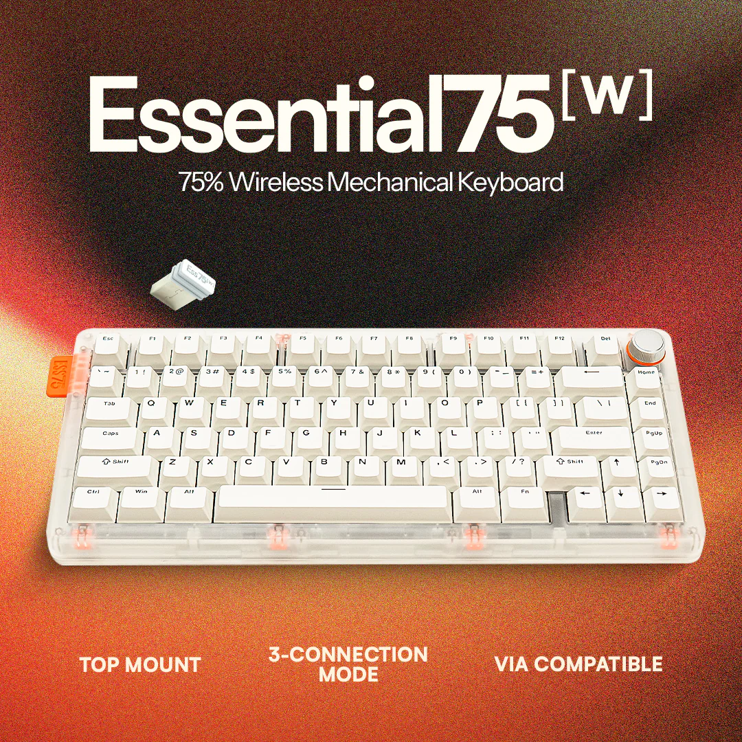 ESSENTIAL75W 75% Wireless Mechanical Keyboard - Image 2