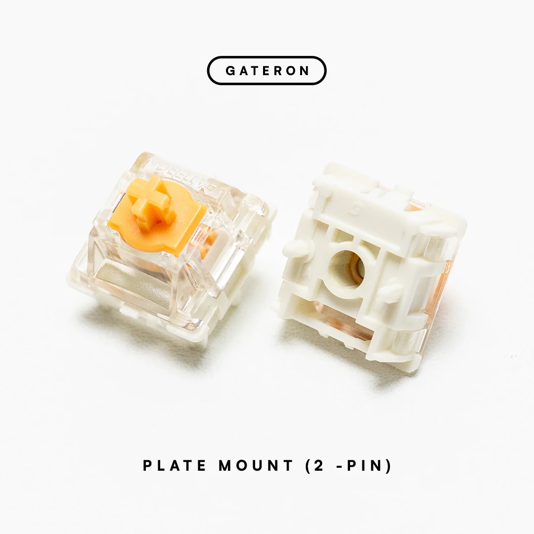 GATERON Magnetic Orange 2.0 Dual-rail 40g Linear Switch - Image 2