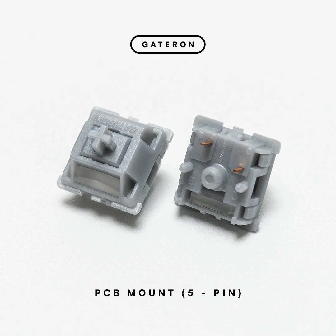 GATERON Smoothie Silver 40g Linear Switch PCB Mount - Image 2