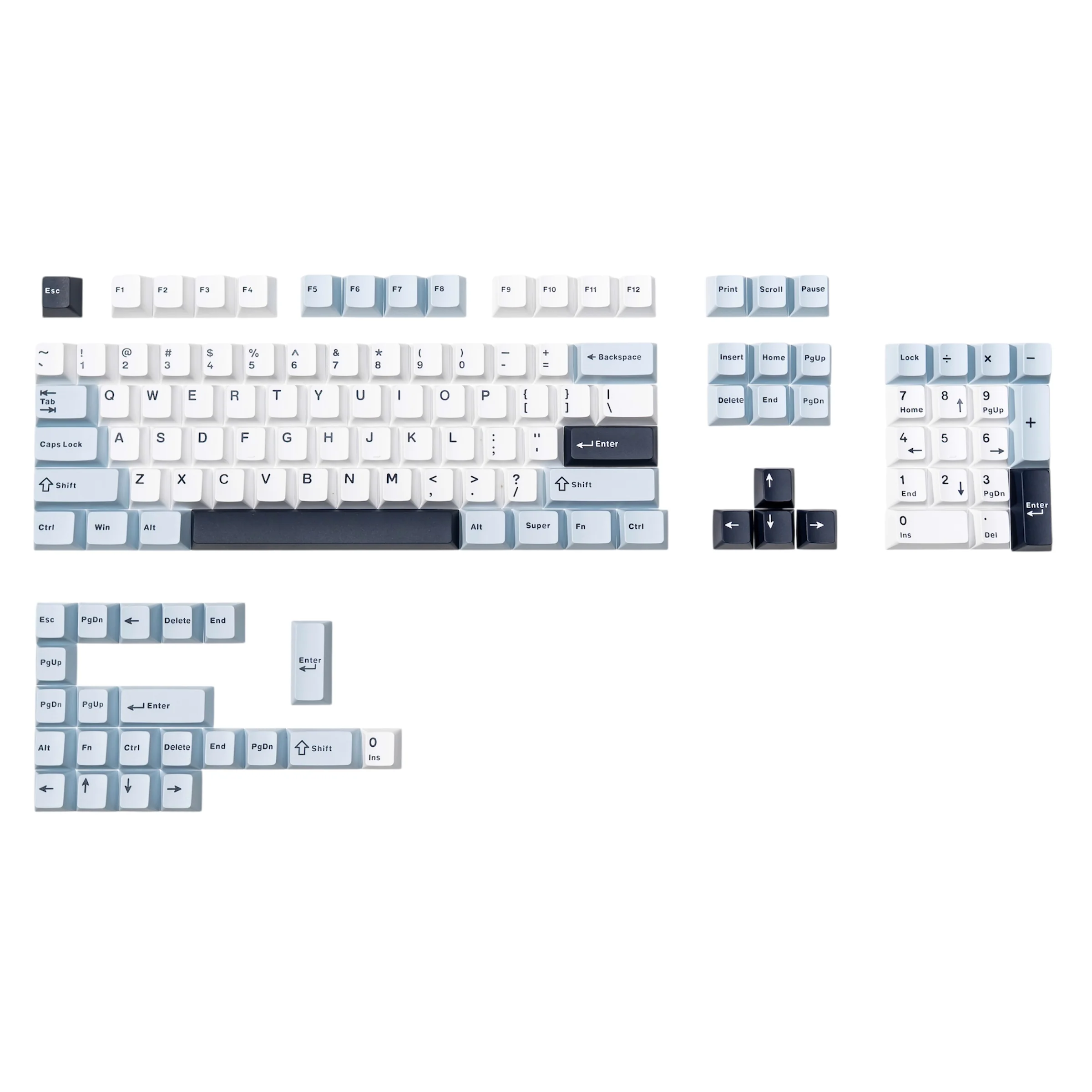 GLACIER PBT Doubleshot Keycaps Set by Press Play - Image 8
