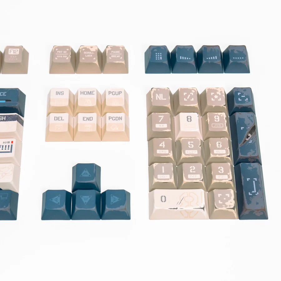 GUNDAM MS08 PBT Dye Sub Keycaps - Image 7
