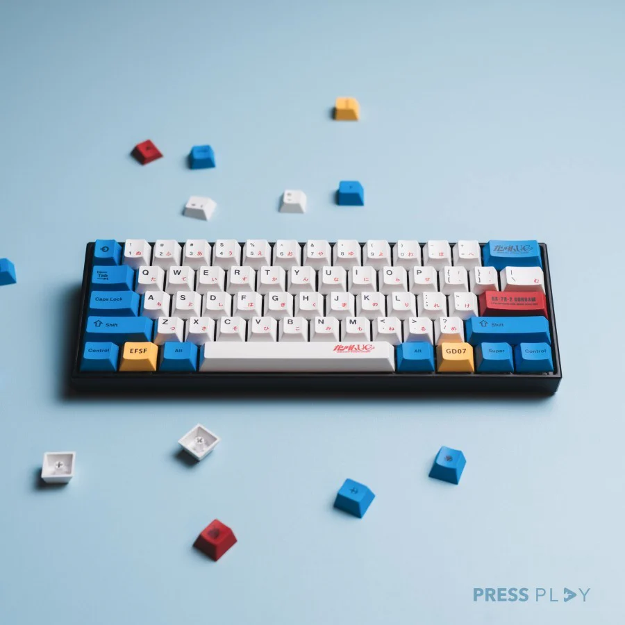 Gundam Unicorn Japanese PBT Dye Sub Keycaps Keycap Set - Image 2