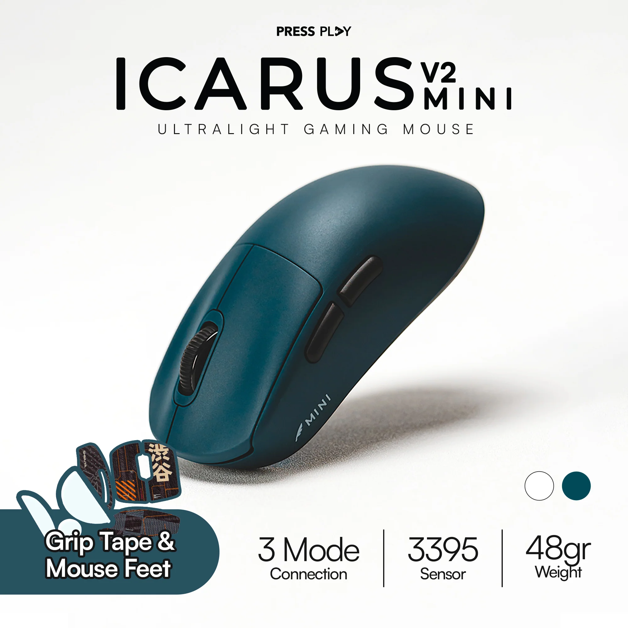 ICARUS V2 Mini Ultralight Wireless Gaming Mouse - Image 2