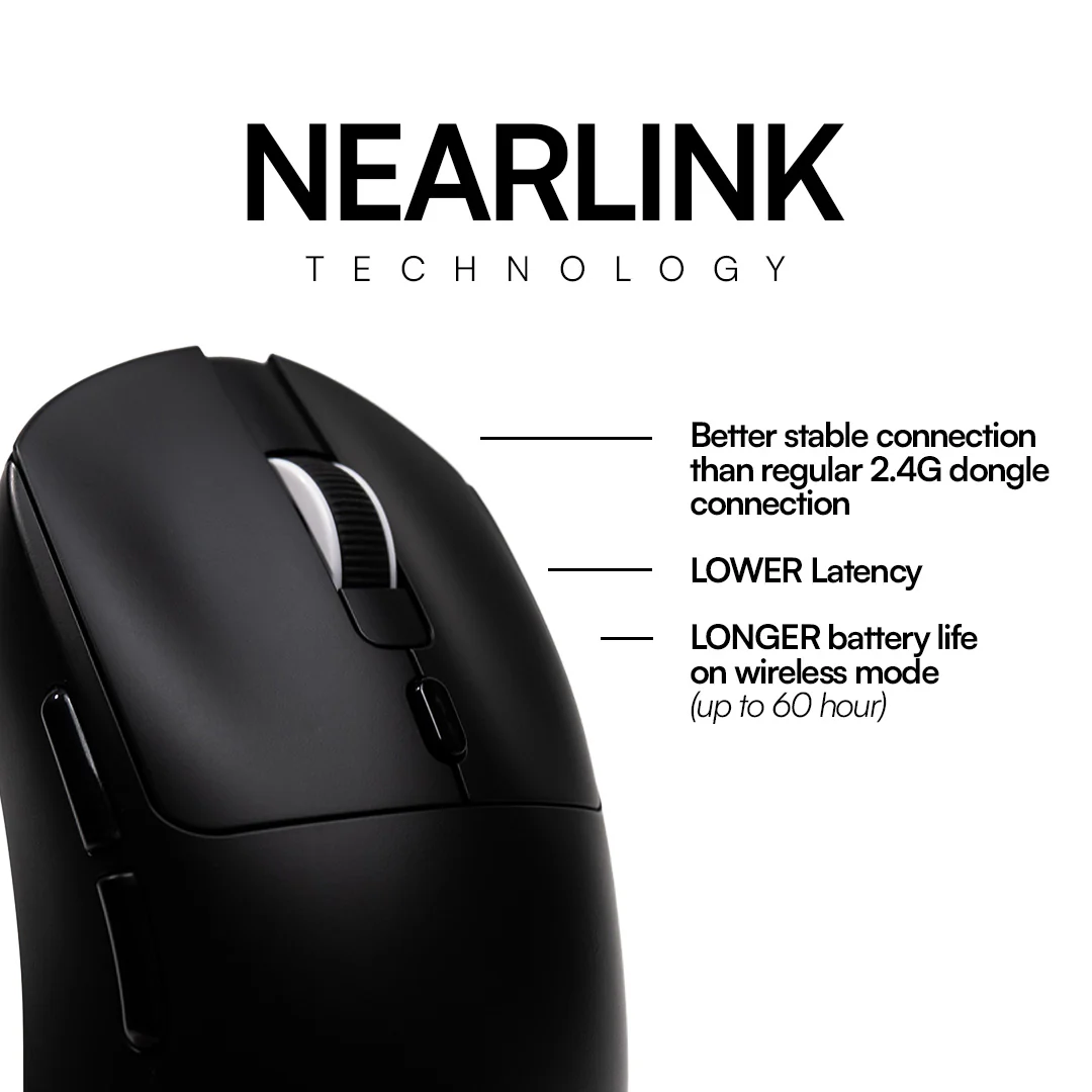 ICARUS V2 Nearlink PAW3395 Wireless Gaming Mouse - Image 5