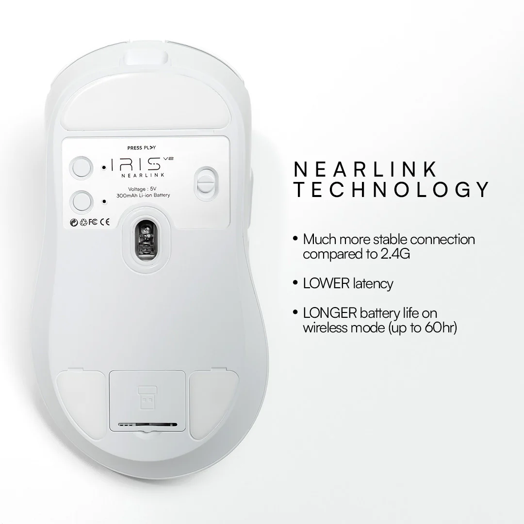 IRIS V2 Nearlink PAW3395 Wireless Gaming Mouse - Image 4
