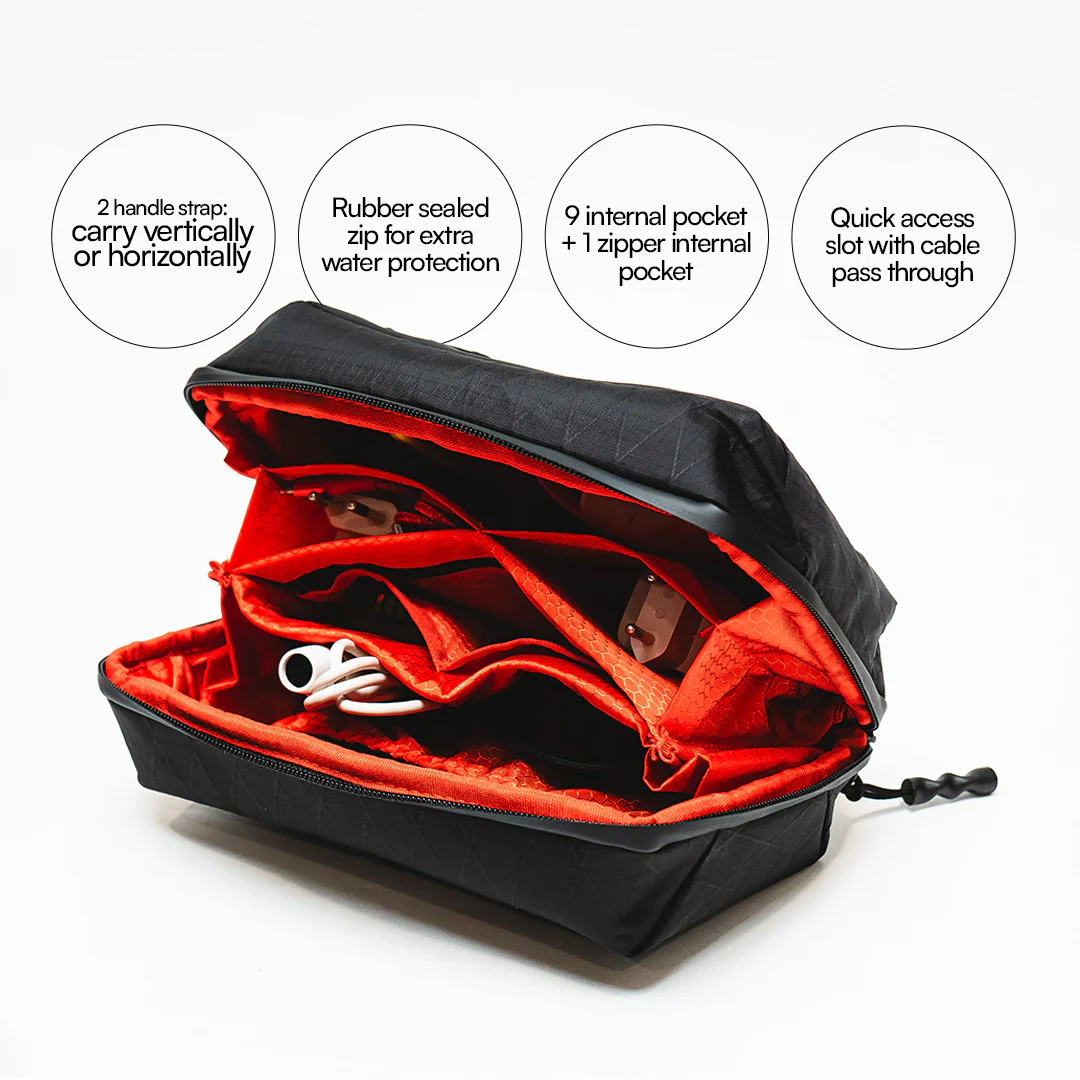 KINETIC XL Tech & Travel Pouch Accessory Bag - Image 5