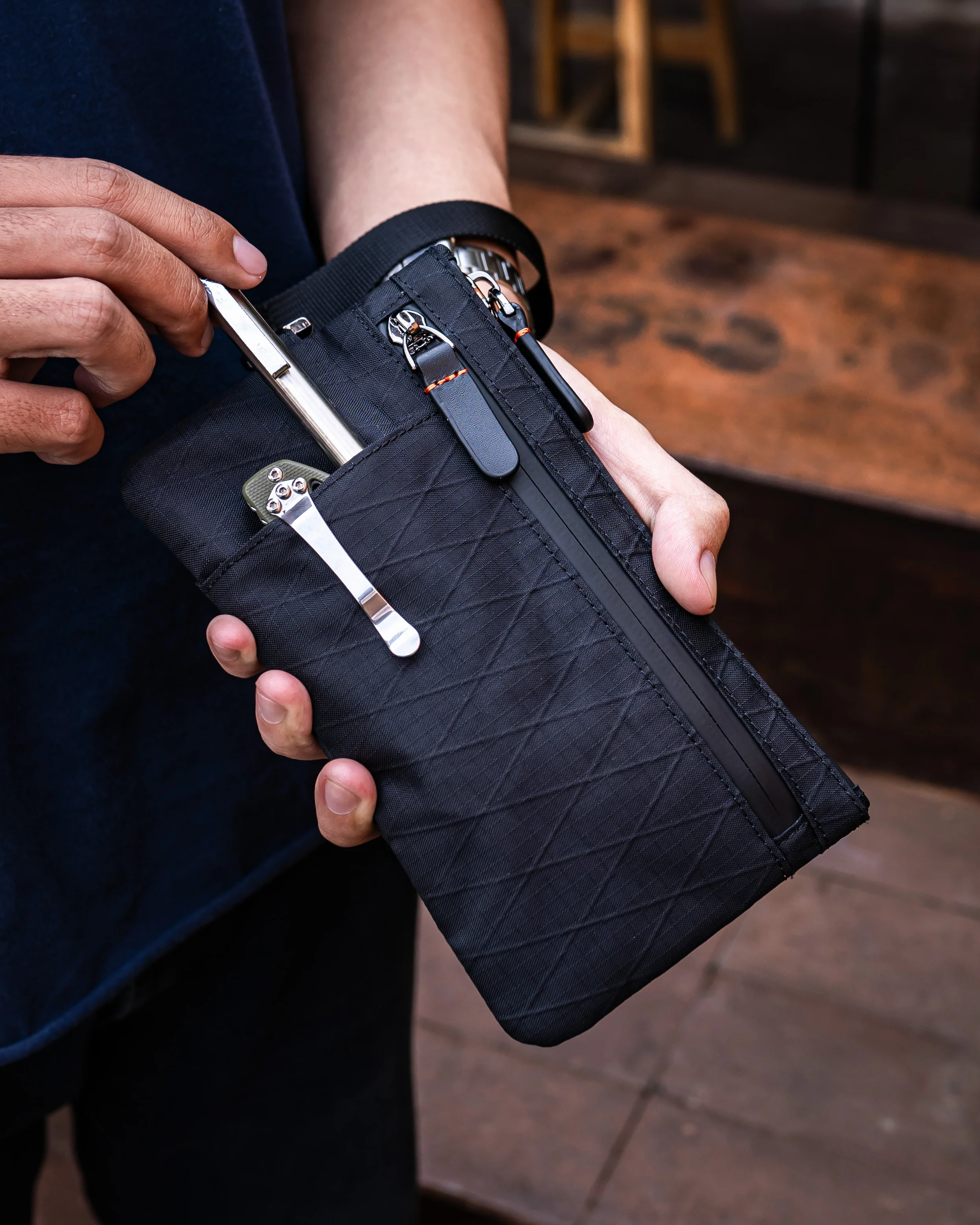 KINETIC Zip Clutch Wallet Pouch Tas Dompet Tangan by Press Play - Image 5