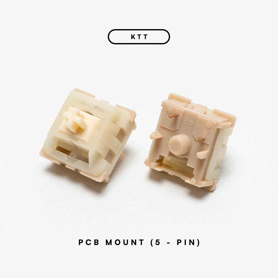 KTT Coconut Latte 45g Linear Switch PCB Mount - Image 2