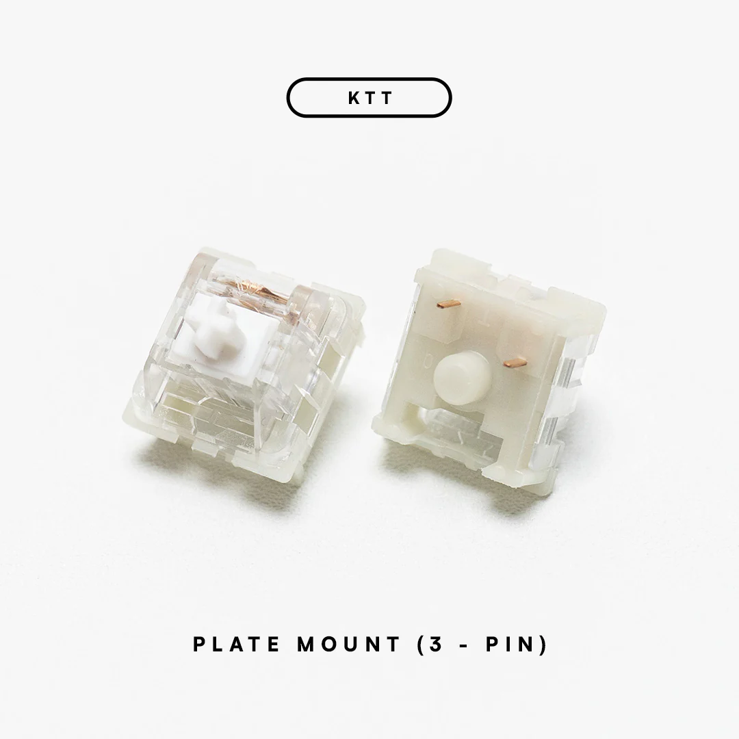 KTT Kang White V3 Linear Switch 60g Plate Mount - Image 2