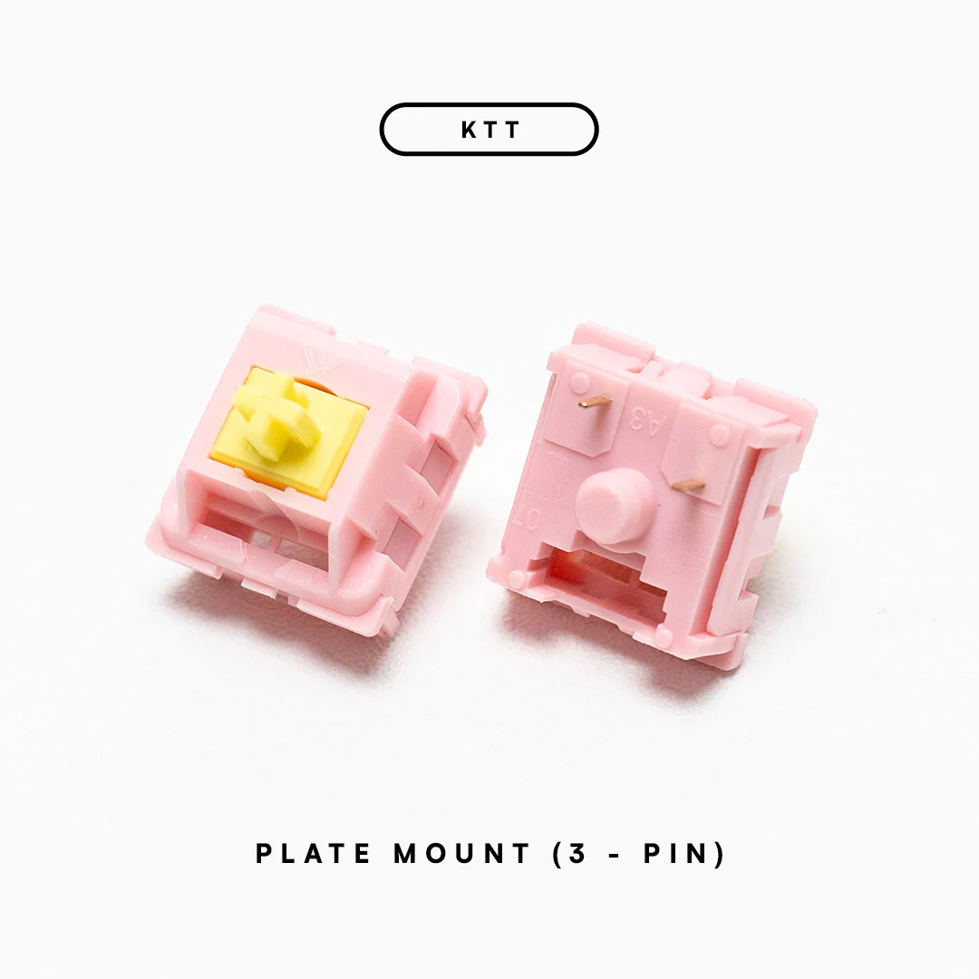 KTT Peach Linear Switch 53g Plate Mount - Image 2