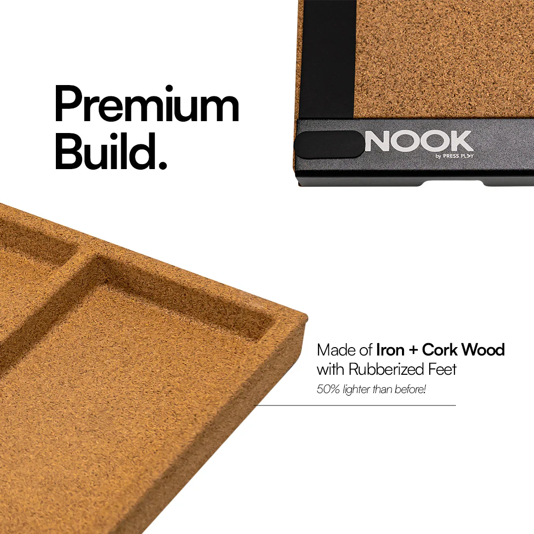 NOOK CORK DESK TRAY Standalone Wooden Tray Organizer - Image 3
