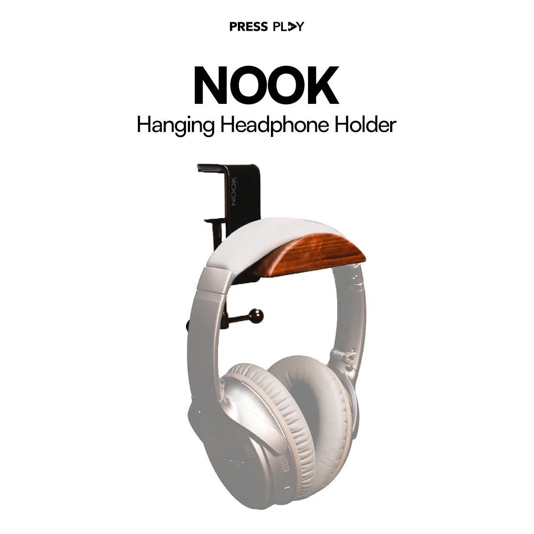 NOOK Hanging Headphone Holder Table Clamp