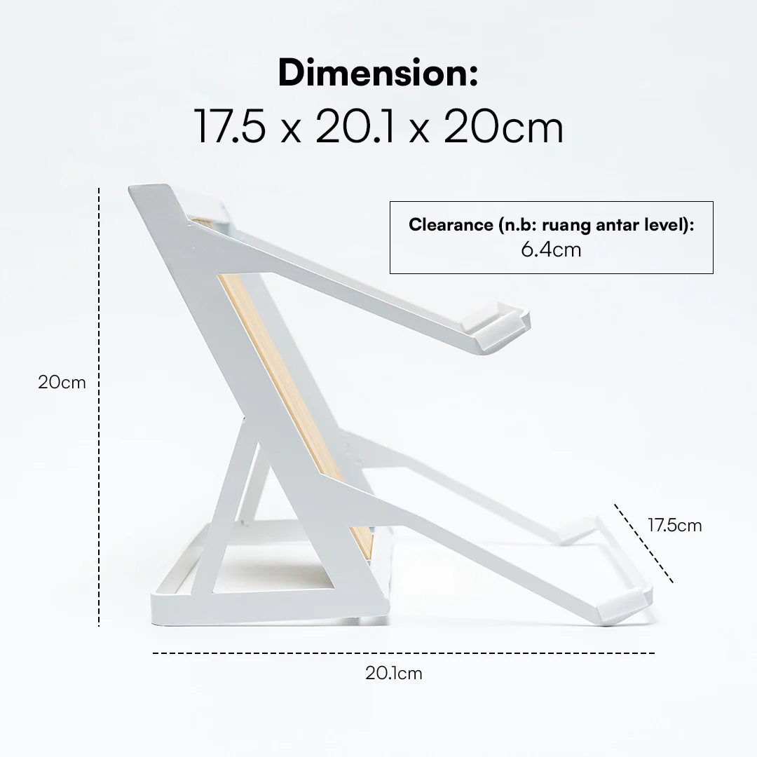 NOOK Keyboard Display Stand 2-level by Press Play - Image 2
