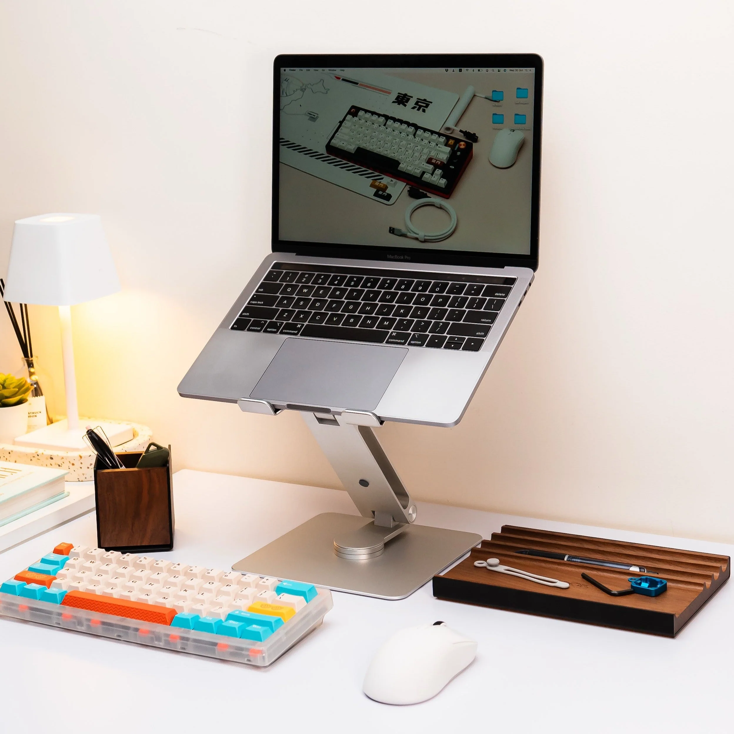 NOOK L12 Aluminum Foldable Laptop Stand Gray - Image 13