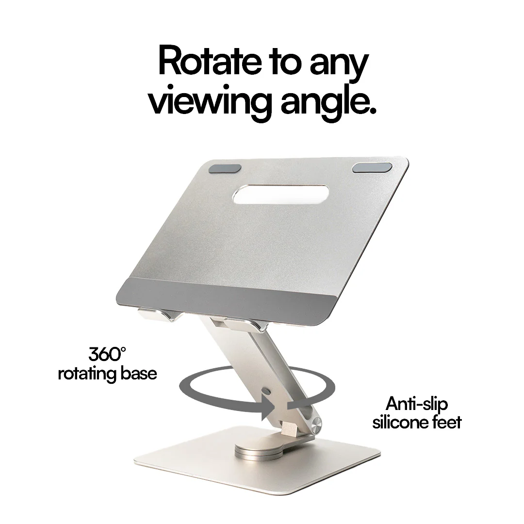 NOOK L12 Aluminum Foldable Laptop Stand Gray - Image 5