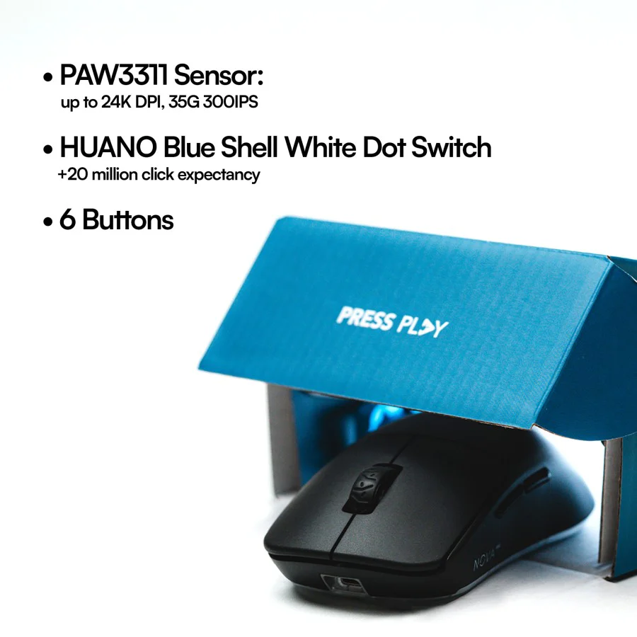 NOVA PRO Lightweight Wireless Gaming Mouse - Image 5
