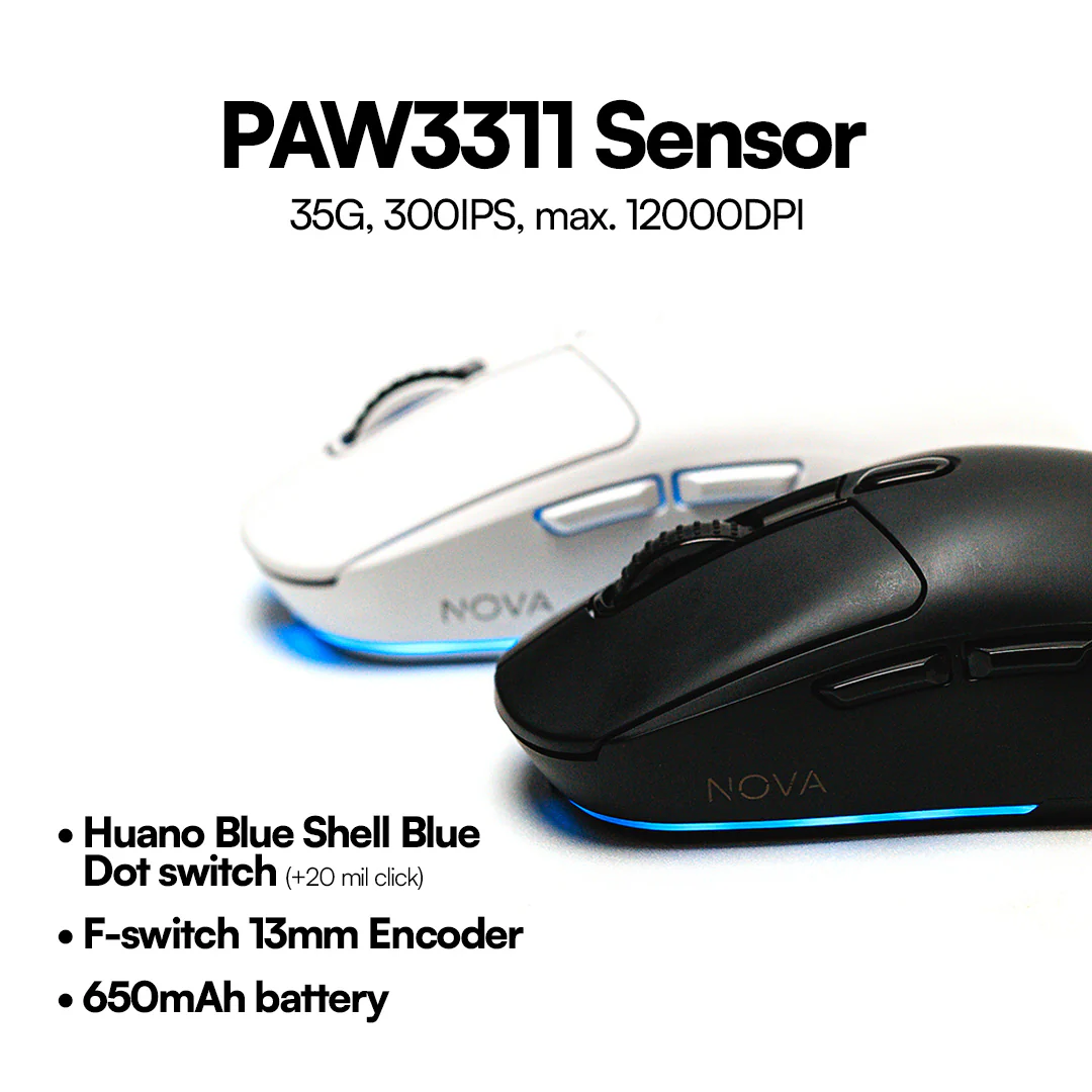 NOVA V4 Lightweight Wireless Gaming Mouse - Image 4