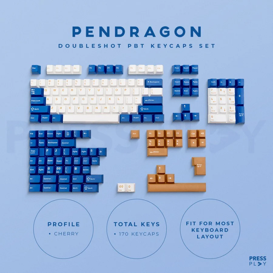 PENDRAGON Doubleshot PBT Keycaps - Image 2
