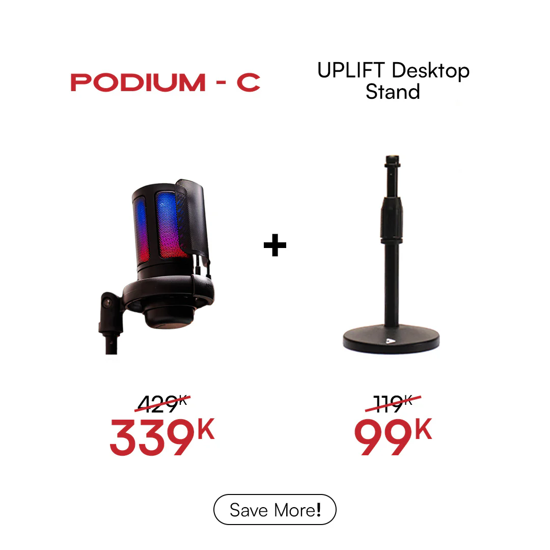 PODIUM C USB Condenser Microphone Type-C USB - Image 7